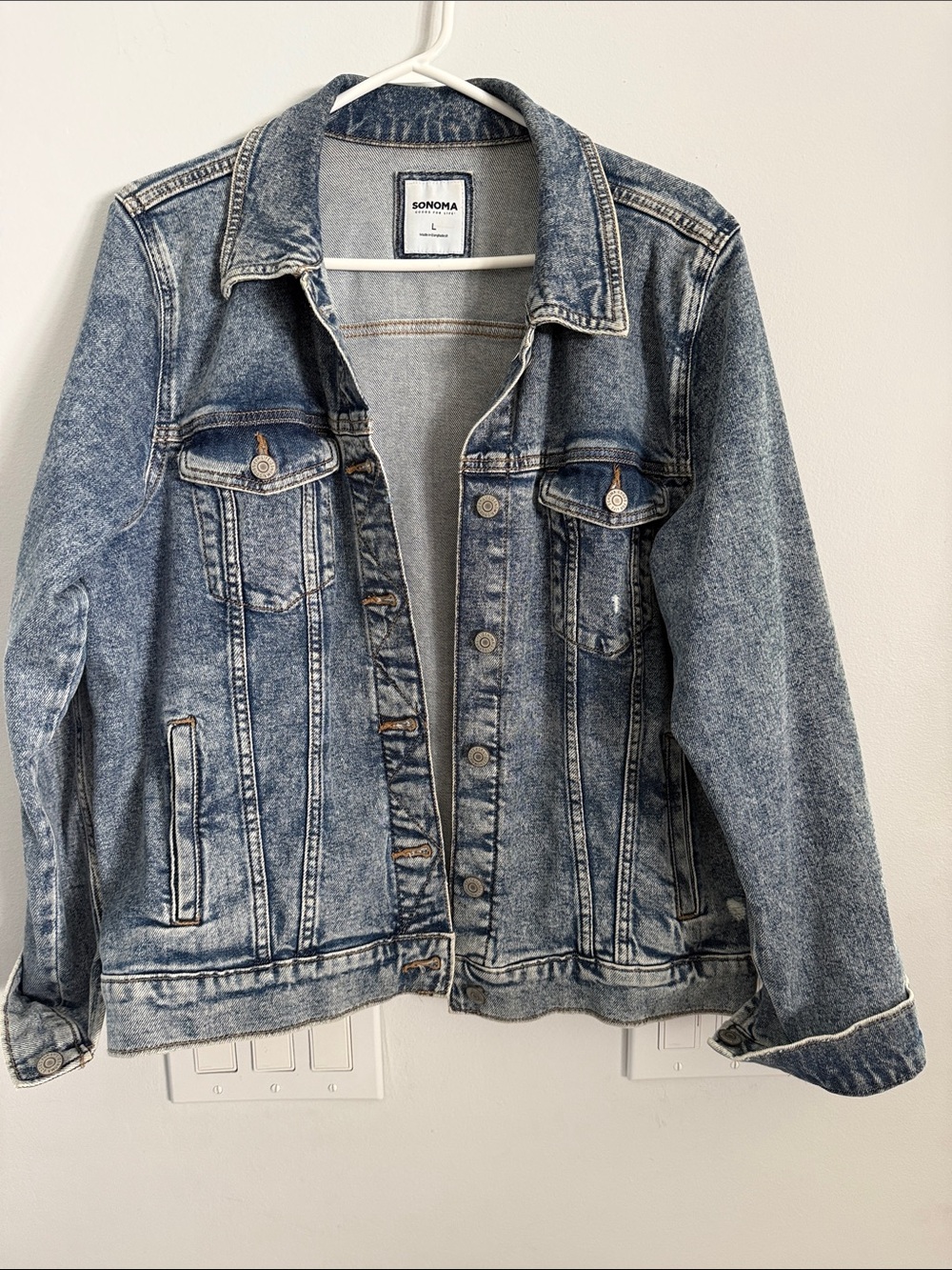 Sonoma Light Wash Denim Jacket - Faded Blue